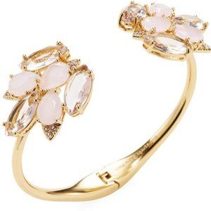 Kate Spade "Blushing" Blooms Open-hinged Bracelet